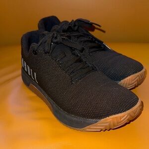 NOBULL Black Knit Athletic Shoes with Gum Sole